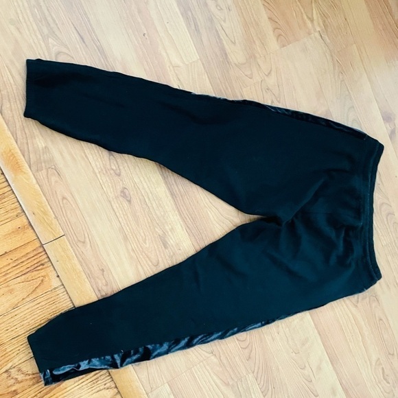 Juicy Couture black velvet stripe joggers size small - Picture 3 of 3